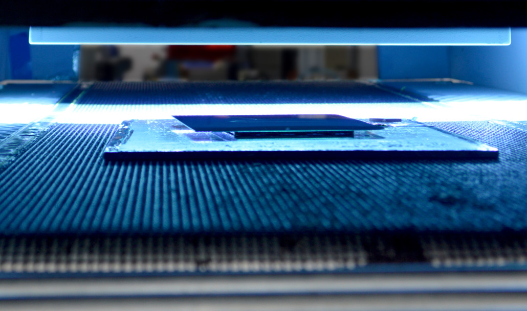 UV curing equipment used in optical bonding at Touch International